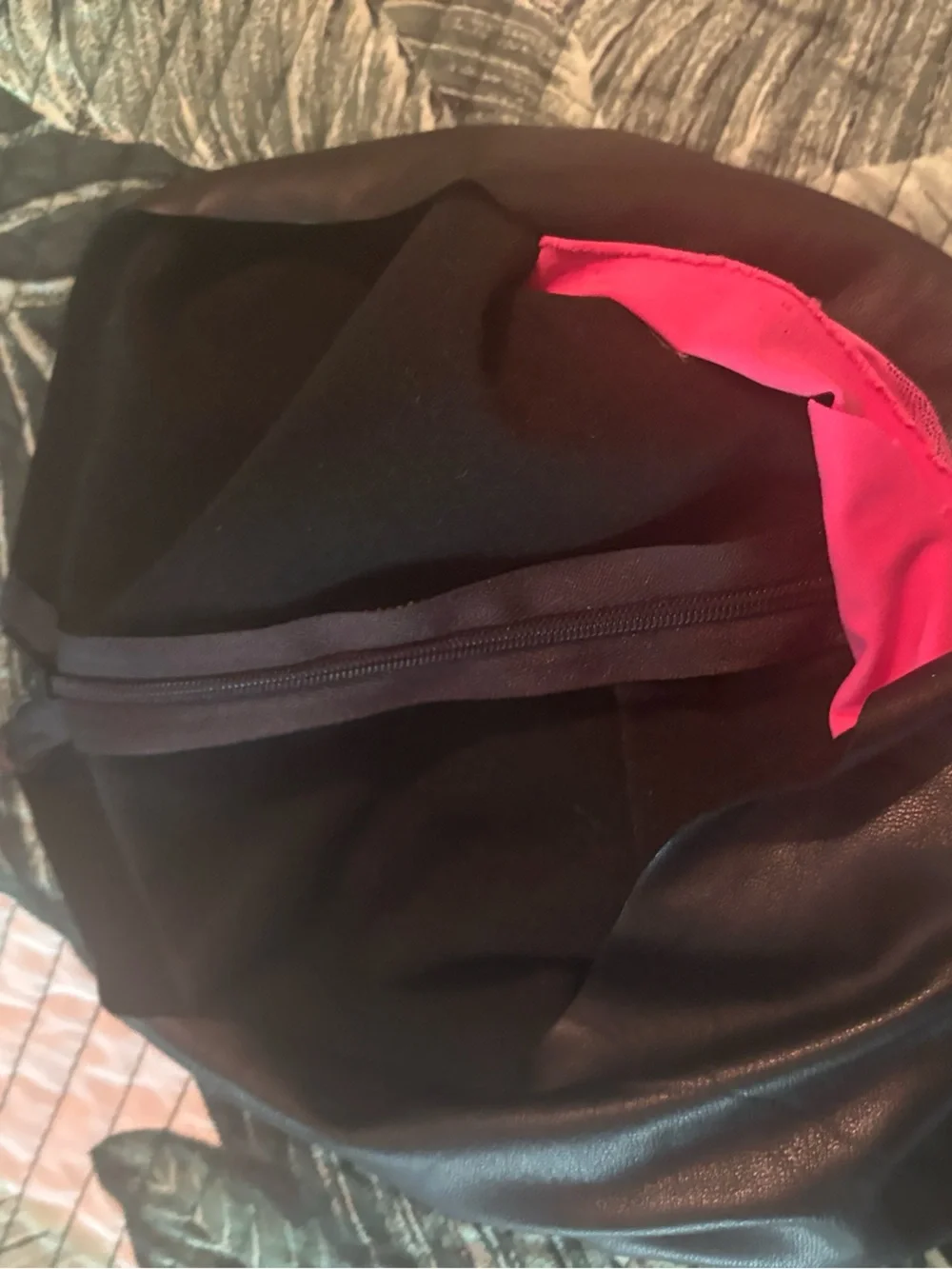 Pink and  black Women's Tote Bag